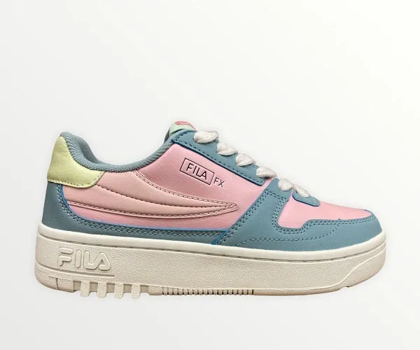 Fila scarpa sneakers da ragazza FXVentuno Low 1011351.52P pesca rosa-celeste