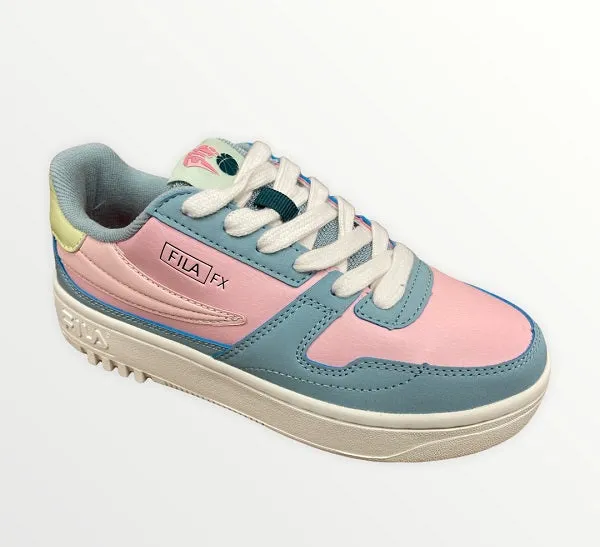 Fila scarpa sneakers da ragazza FXVentuno Low 1011351.52P pesca rosa-celeste