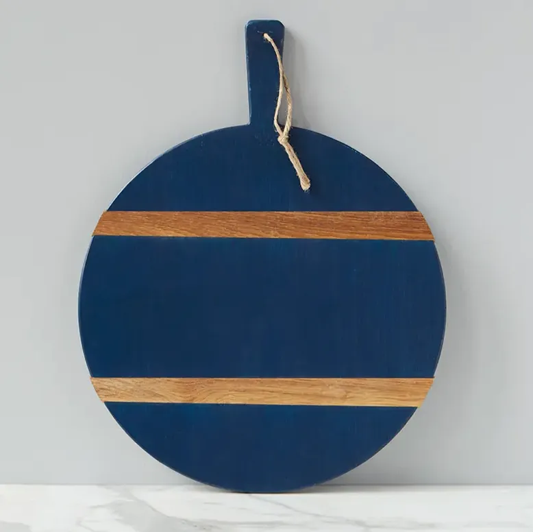 Navy Round Mod Charcuterie Board