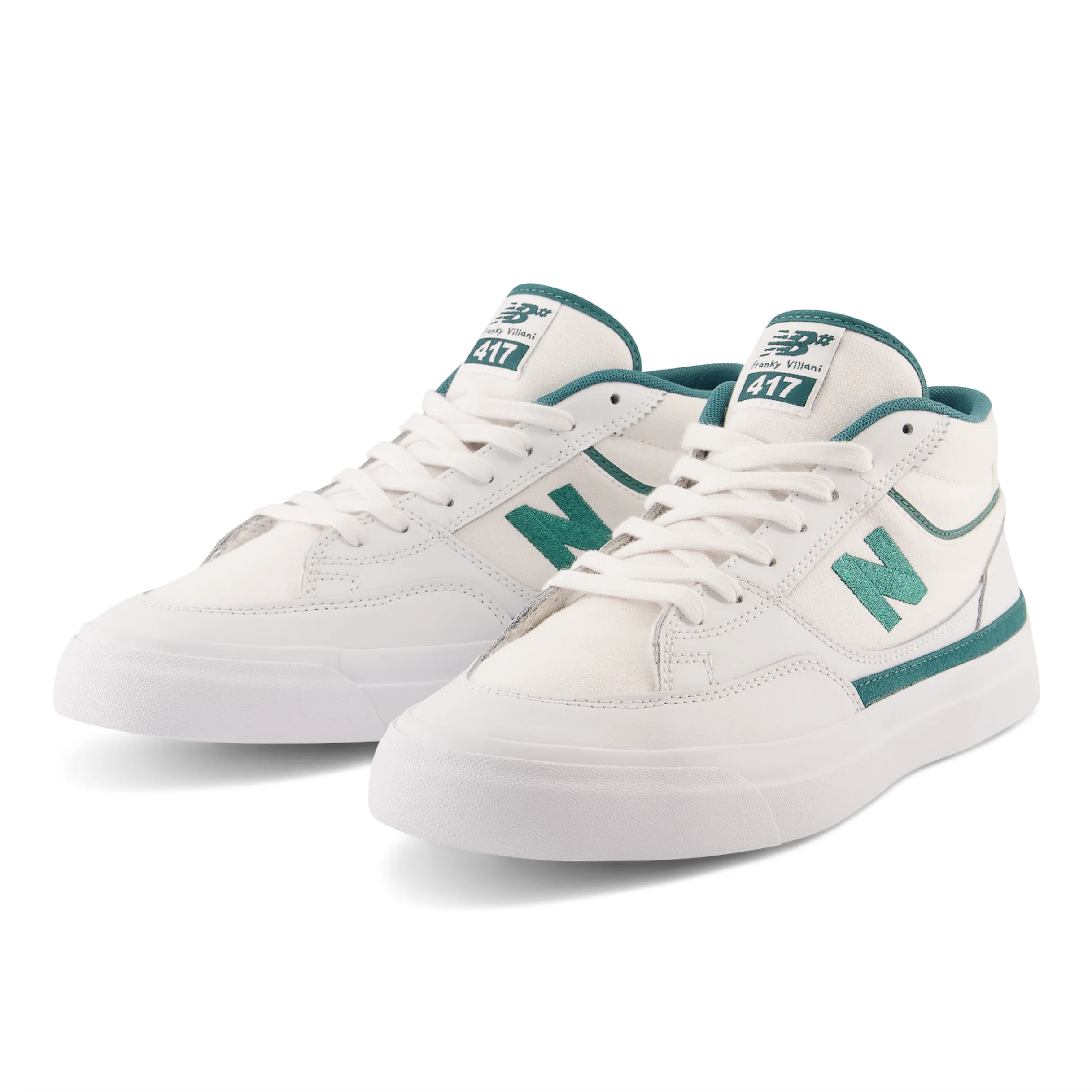 New Balance Numeric Franky Villani 417 - White/Vintage Teal