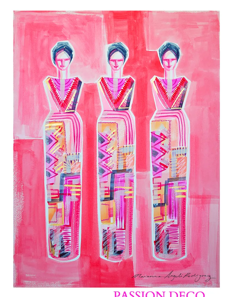 Triple Goddess Print: Passion Deco